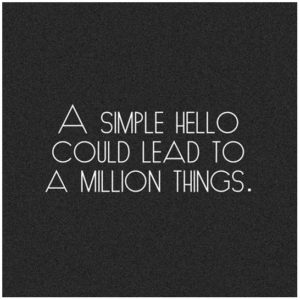 personal hello